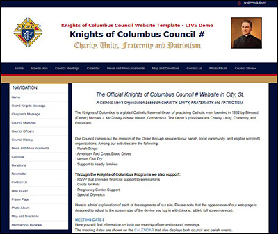 Click for Council Template Live Demo